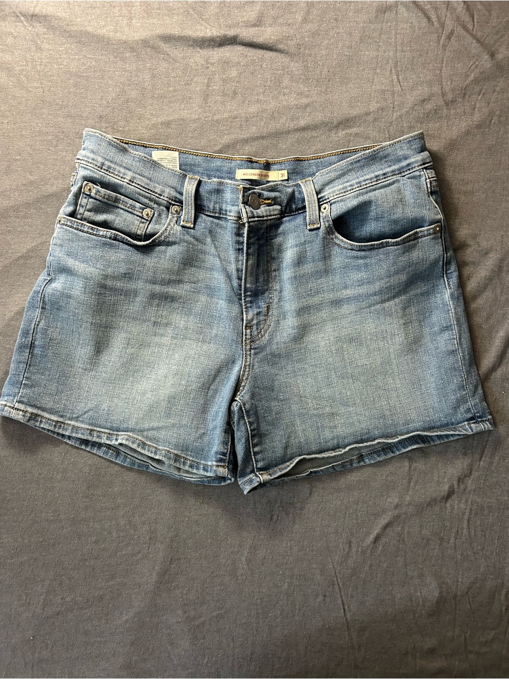Levi's Light Blue Denim Women's Jean Shorts - Picture 1 of 6